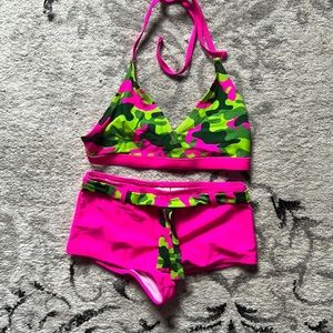 Mudd camo bikini. Size 12.